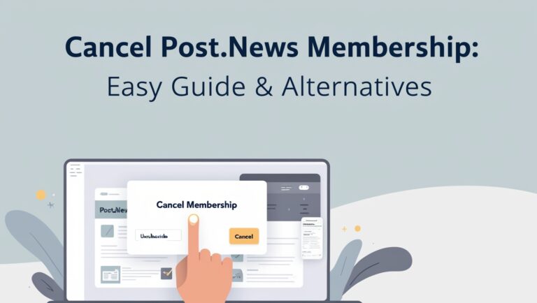 Cancel Post.News Membership