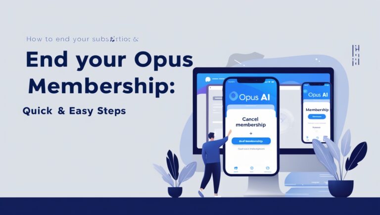 How to End Your Opus AI Membership